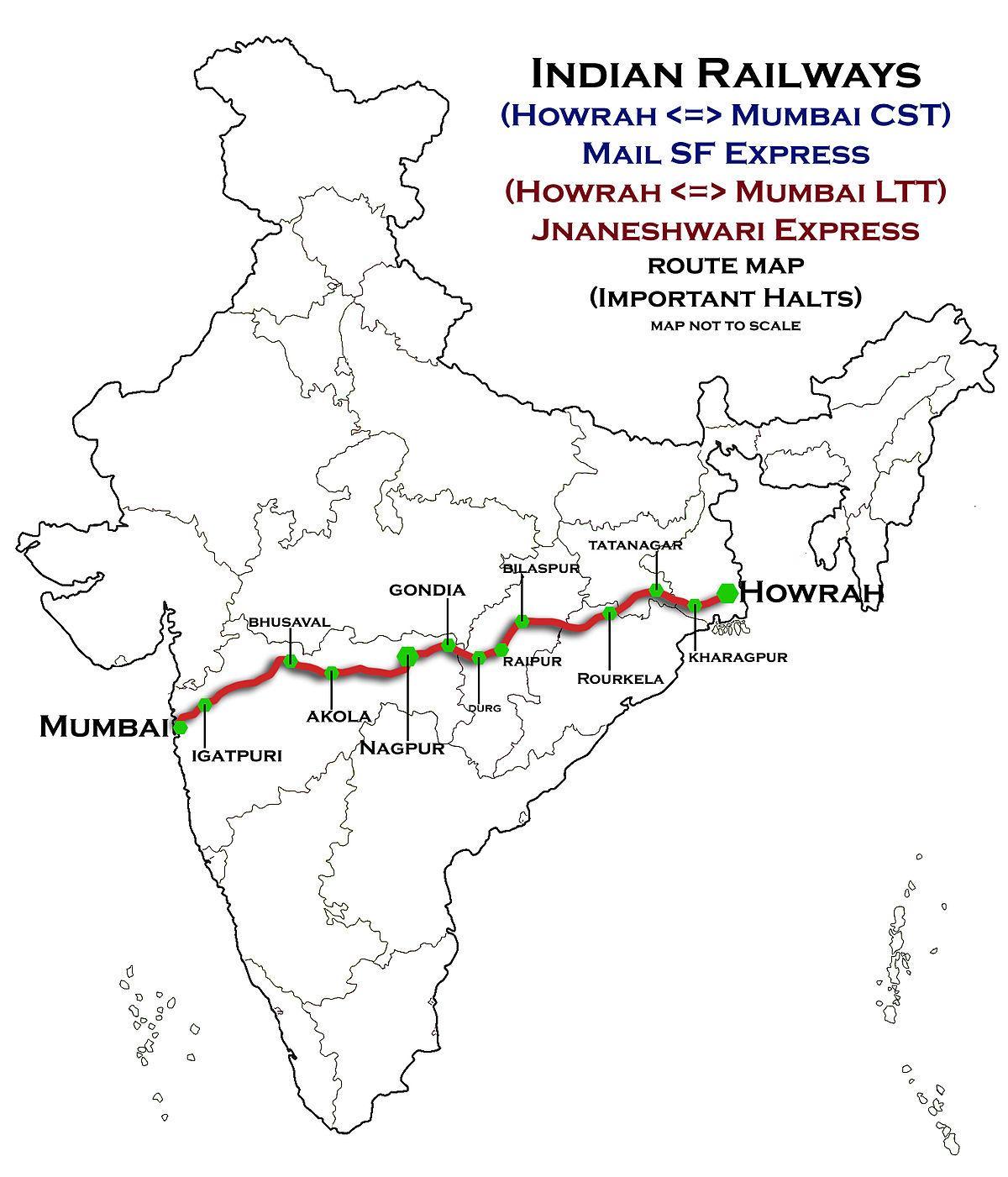nagpur Mumbai superstrada mappa