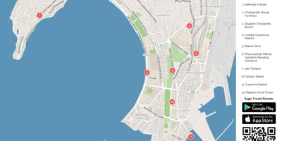 Mumbai attrazioni mappa